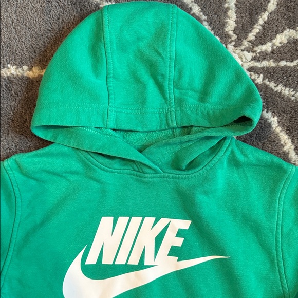 Nike Kid’s Green Hoodie, Medium - Picture 3 of 6